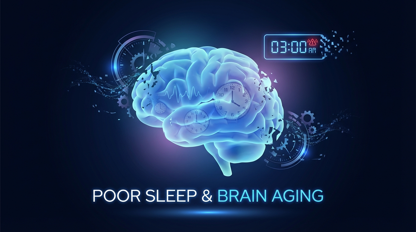 Poor Sleep Quality Accelerates Brain Aging
