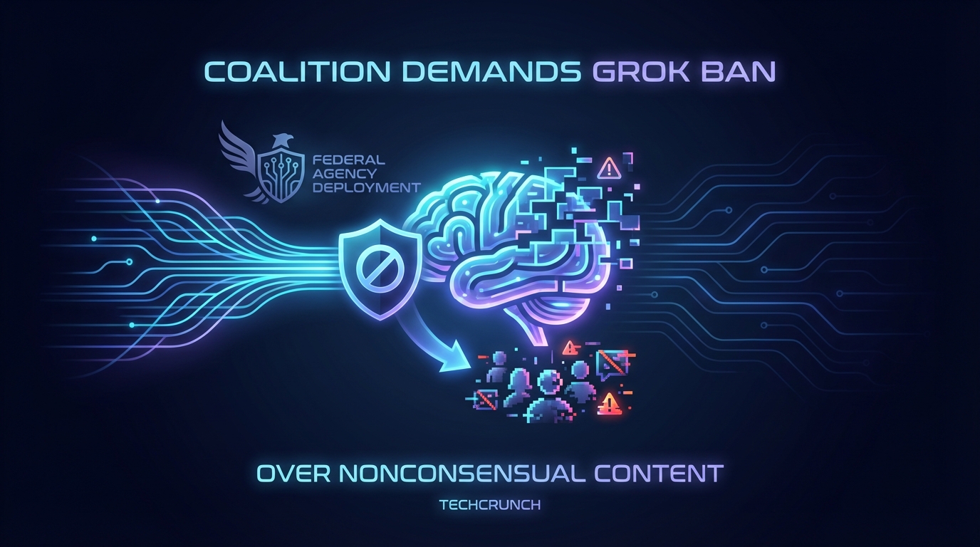 Coalition demands federal Grok ban over nonconsensual sexual content | TechCrunch