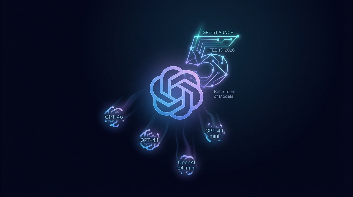 Retiring GPT-4o, GPT-4.1, GPT-4.1 mini, and OpenAI o4-mini in ChatGPT