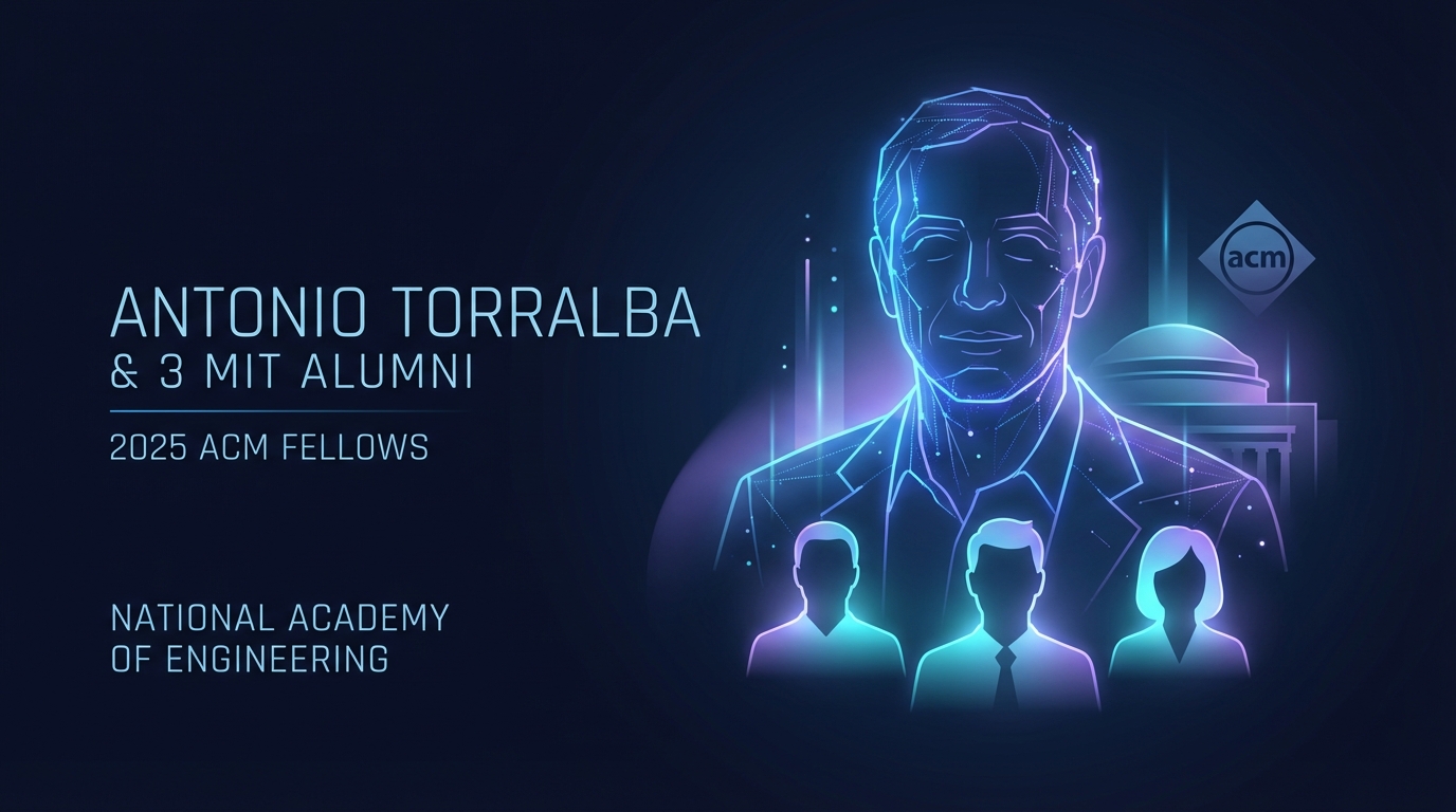 Antonio Torralba, three MIT alumni named 2025 ACM fellows