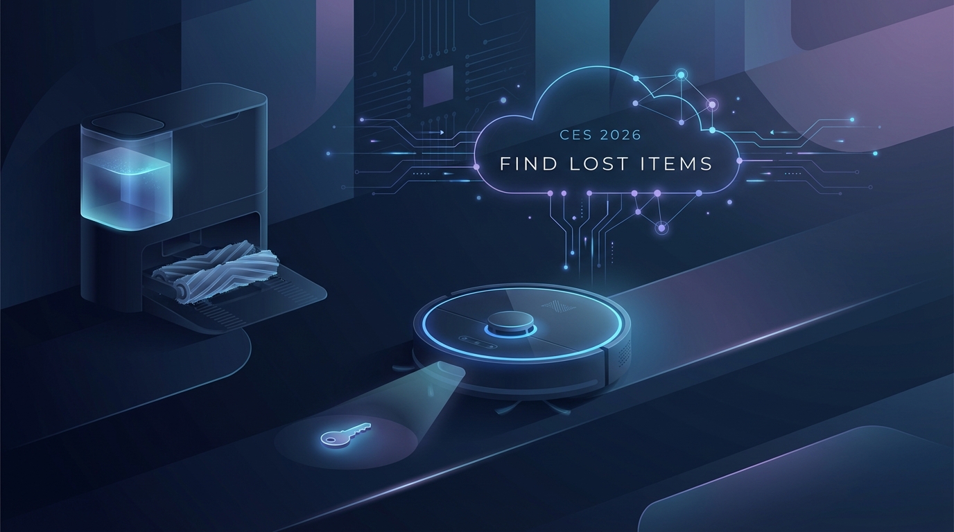 This robot vacuum at CES 2026 can find lost items on your floor and alert you of them