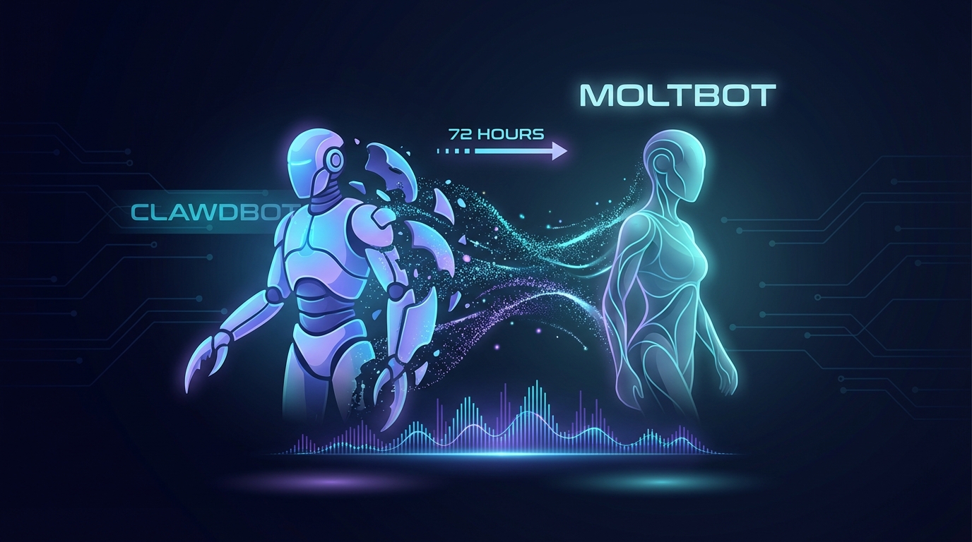 From Clawdbot to Moltbot: How This AI Agent Went Viral, and Changed Identities, in 72 Hours