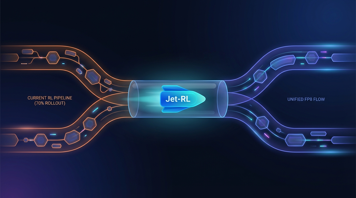 Jet-RL: Enabling On-Policy FP8 Reinforcement Learning with Unified Training and Rollout Precision Flow
