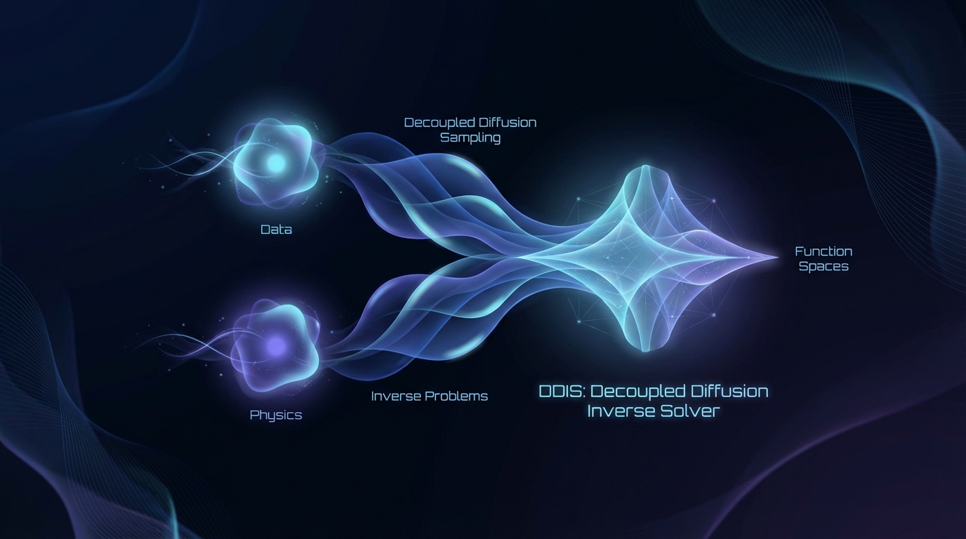 Decoupled Diffusion Sampling for Inverse Problems on Function Spaces