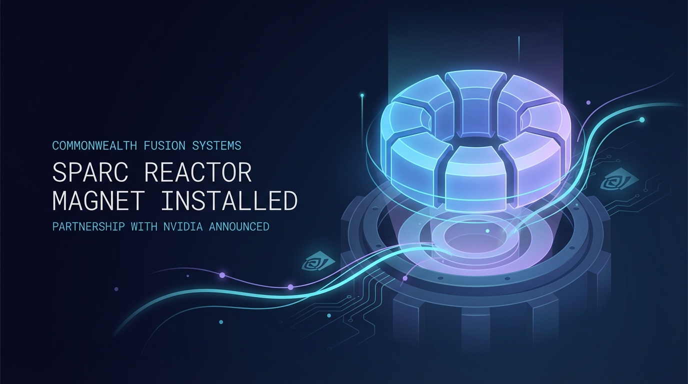 Commonwealth Fusion Systems installs reactor magnet, lands deal with Nvidia | TechCrunch