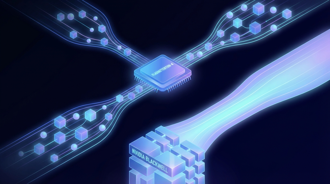 Overcoming Compute and Memory Bottlenecks with FlashAttention-4 on NVIDIA Blackwell