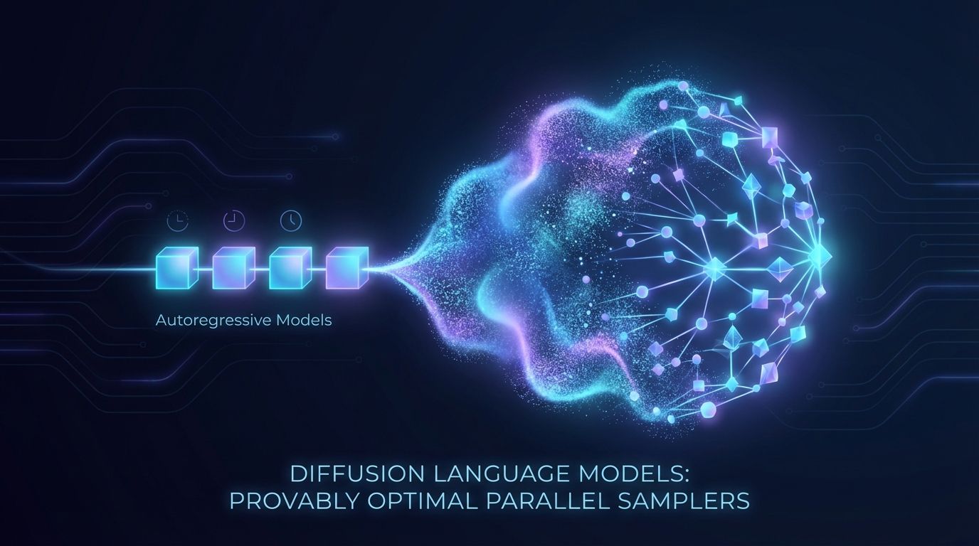 Diffusion Language Models are Provably Optimal Parallel Samplers