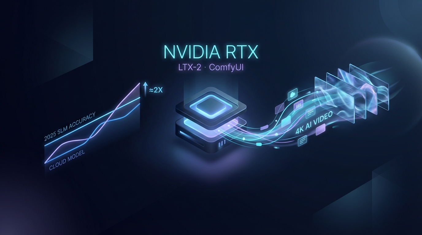 NVIDIA RTX Accelerates 4K AI Video Generation on PC With LTX-2 and ComfyUI Upgrades