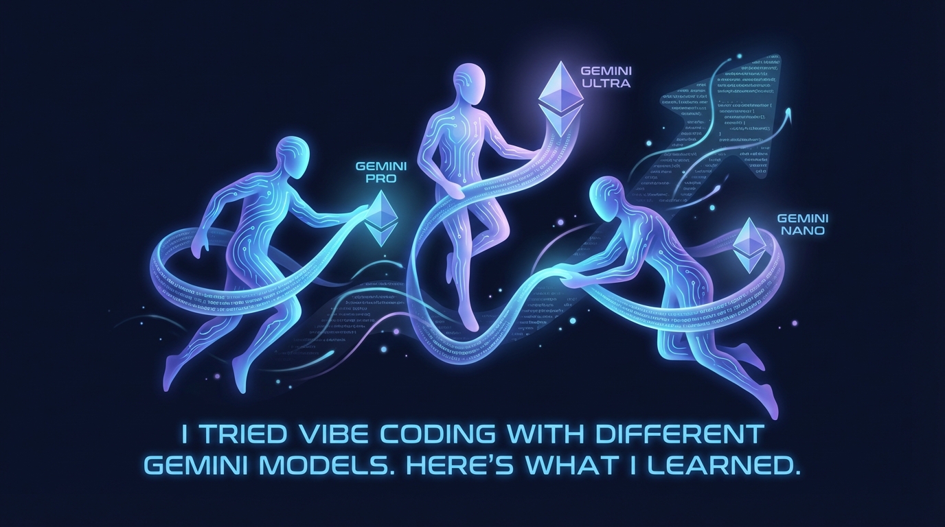 I Tried Vibe Coding With Different Gemini Models. Here's What I Learned