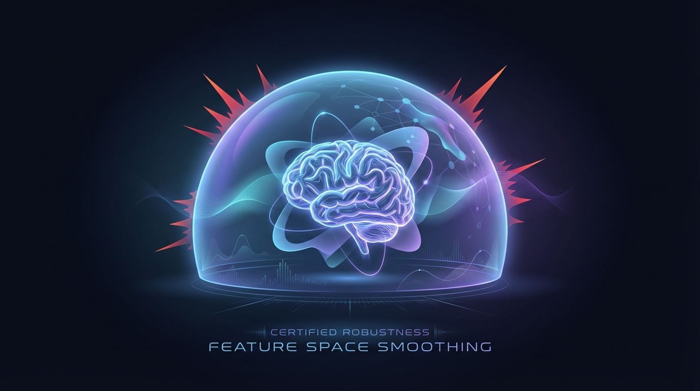 Provable Robustness in Multimodal Large Language Models via Feature Space Smoothing
