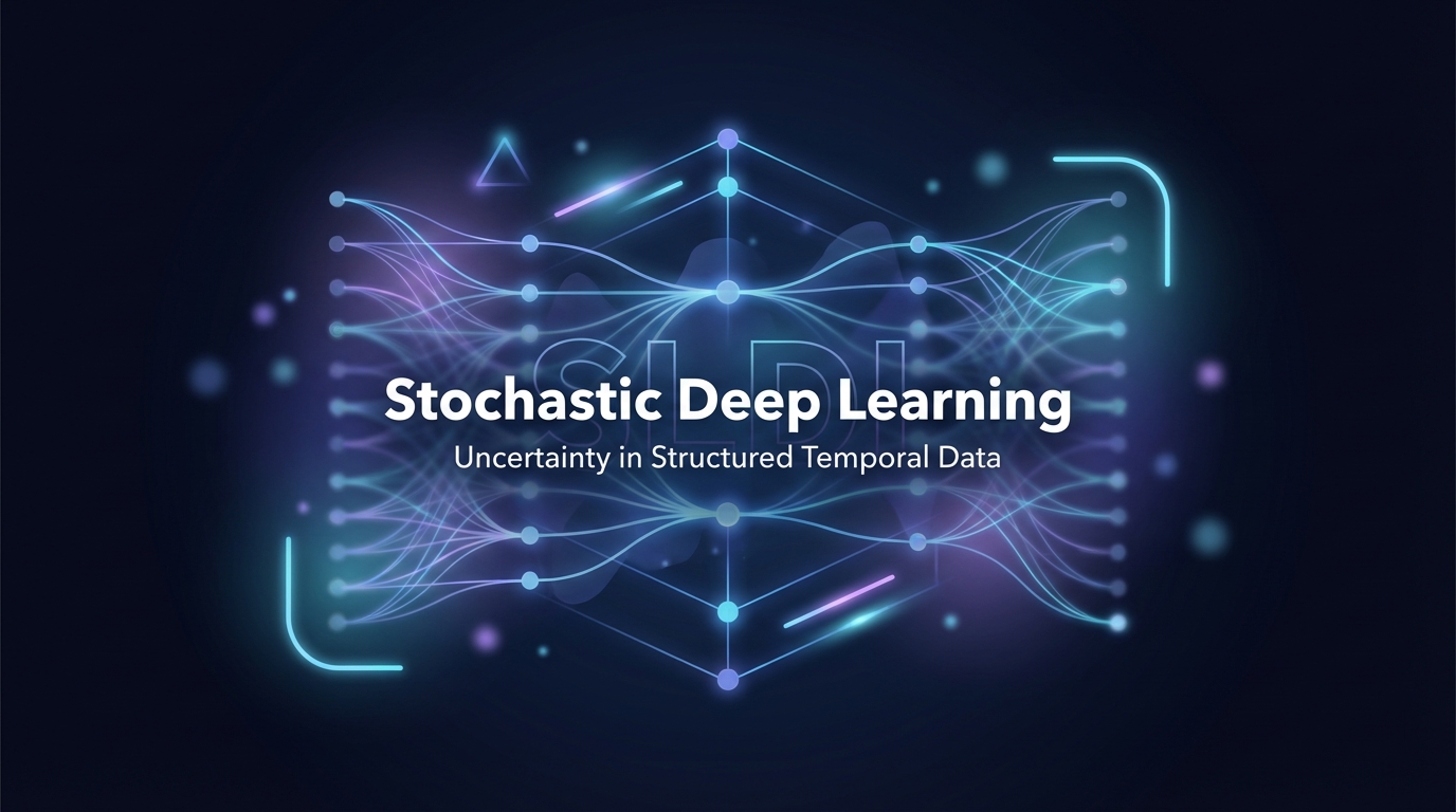 Stochastic Deep Learning: A Probabilistic Framework for Modeling Uncertainty in Structured Temporal Data