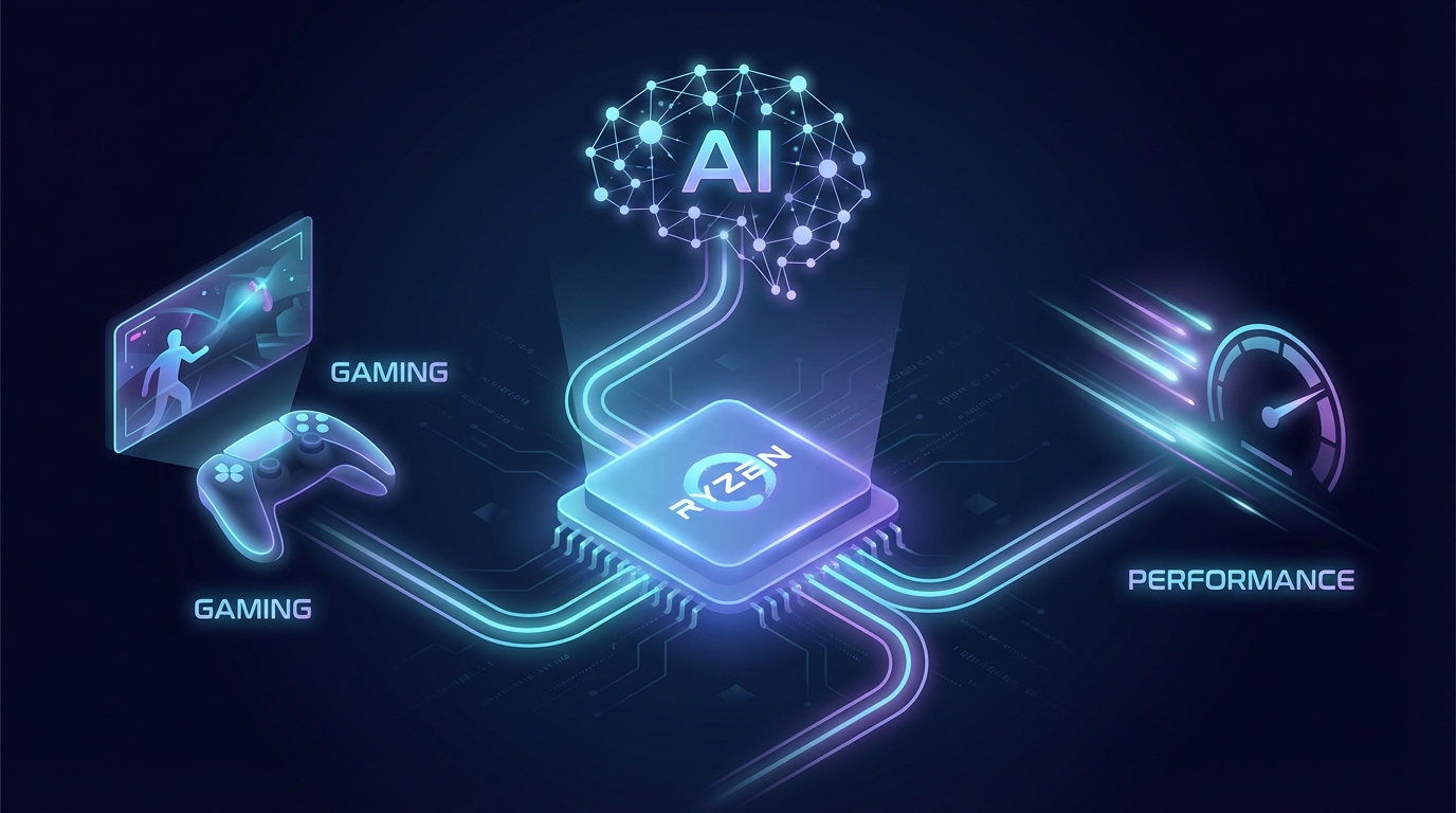 AMD's new Ryzen chipset promises faster performance, better gaming, and smarter AI